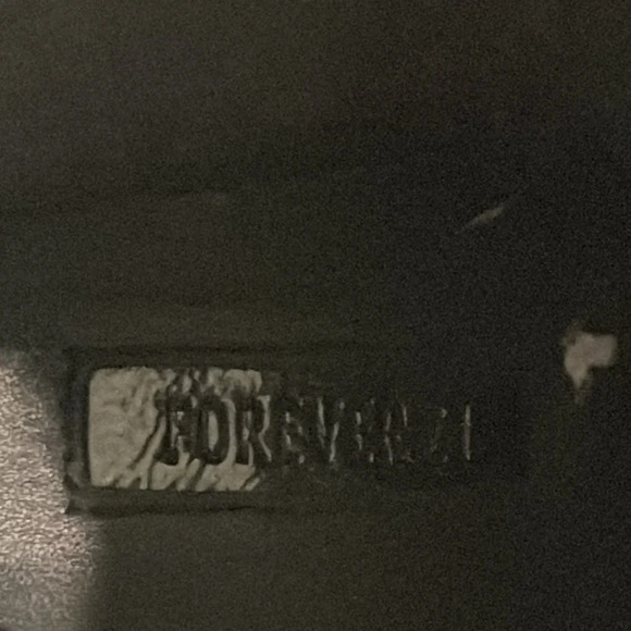 Forever21 black faux platform ankle booting size 8 - Picture 12 of 16